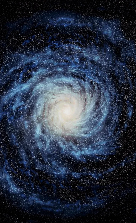 神奇的太空宇宙黑洞手机壁纸