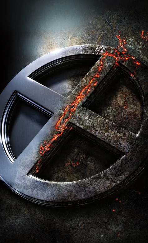 X战警3D炫酷标志手机壁纸