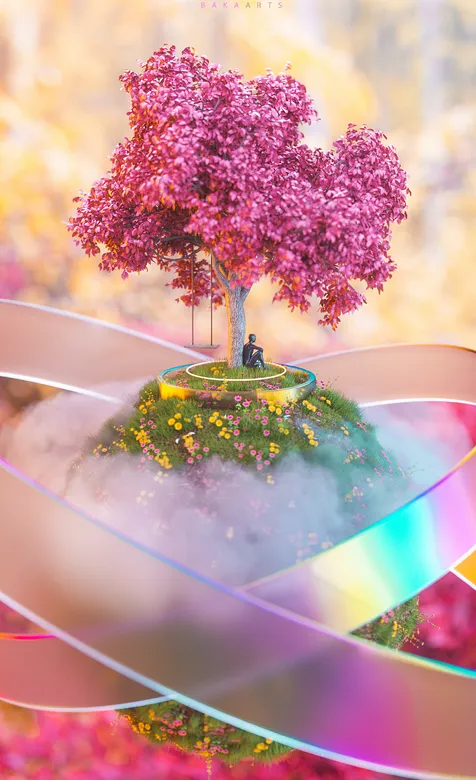 迷你的小地球唯美的袖珍版地球手机壁纸