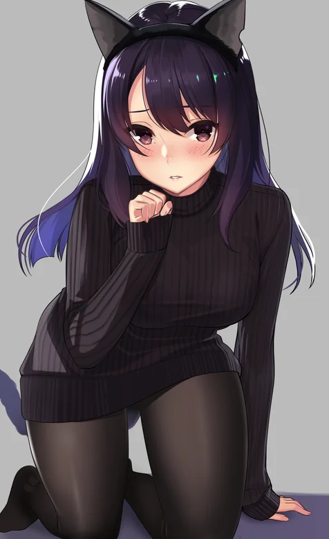 性感丝袜猫女郎动漫美女手机壁纸