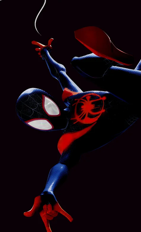 漫威动漫电影《蜘蛛侠之平行宇宙》插画封面壁纸