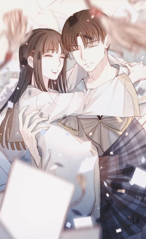 小清新的动漫情侣，动漫男女手机壁纸