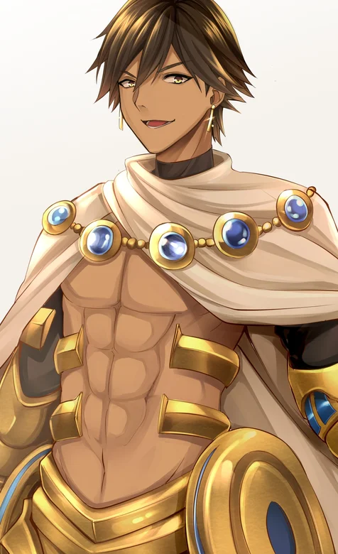 古埃及战士动漫插画手机壁纸免费下载