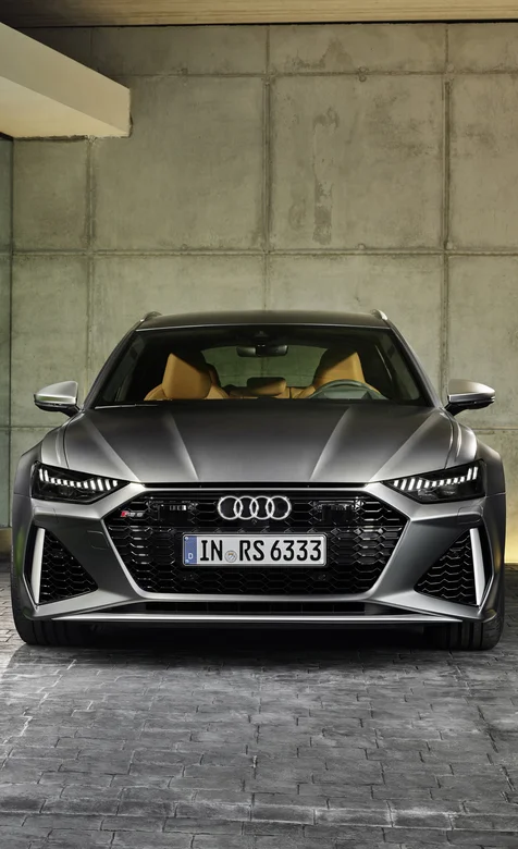 灰色奥迪帅气轿跑高清手机壁纸