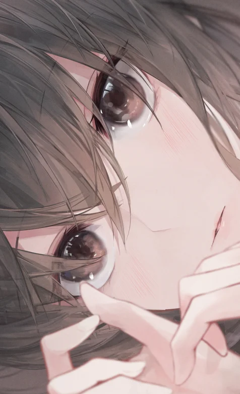 动漫女生的大眼睛，大眼动漫MM眼睛特写手机壁纸