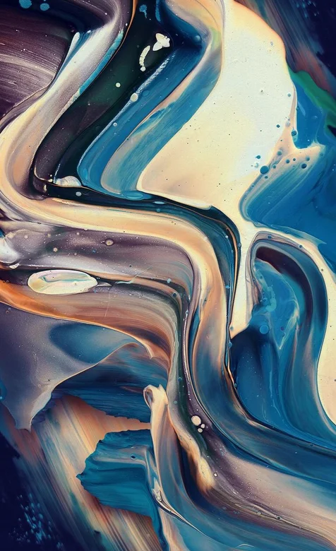 液体油彩创意手机壁纸图片
