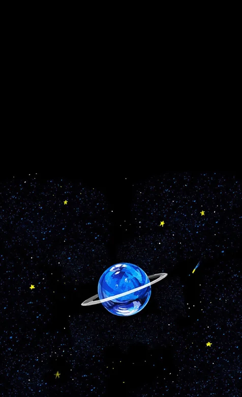 创意手绘地球简洁的手机壁纸图片下载