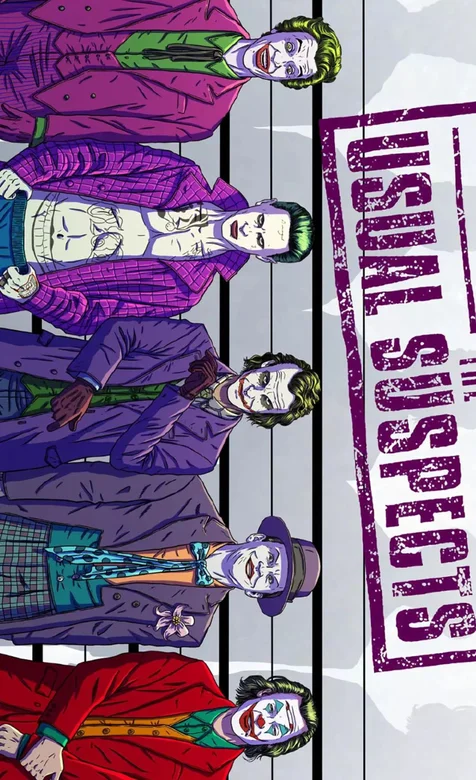 DC小丑影视形象大合集创意插画影视手机壁纸