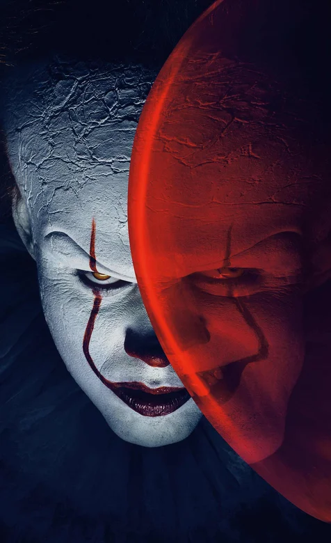小丑回魂邪恶的小丑表情影视手机壁纸