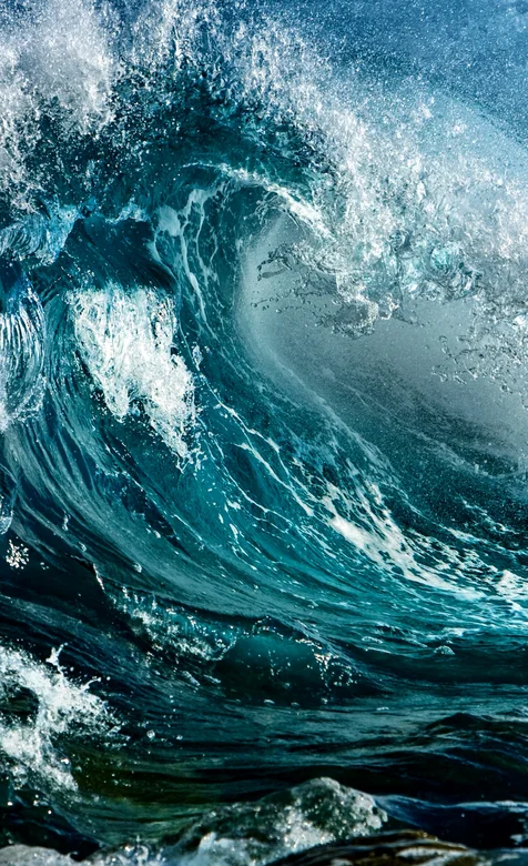海上的巨浪高清手机壁纸