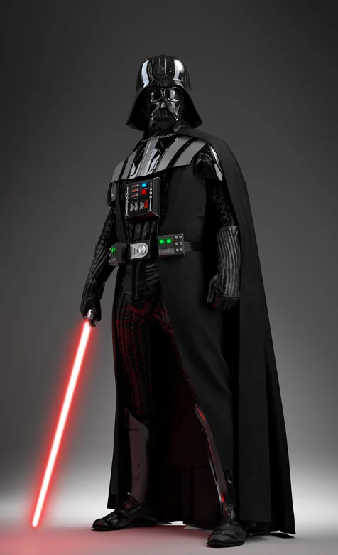 拿着光剑的星球大战主角“达斯·维德”手机壁纸