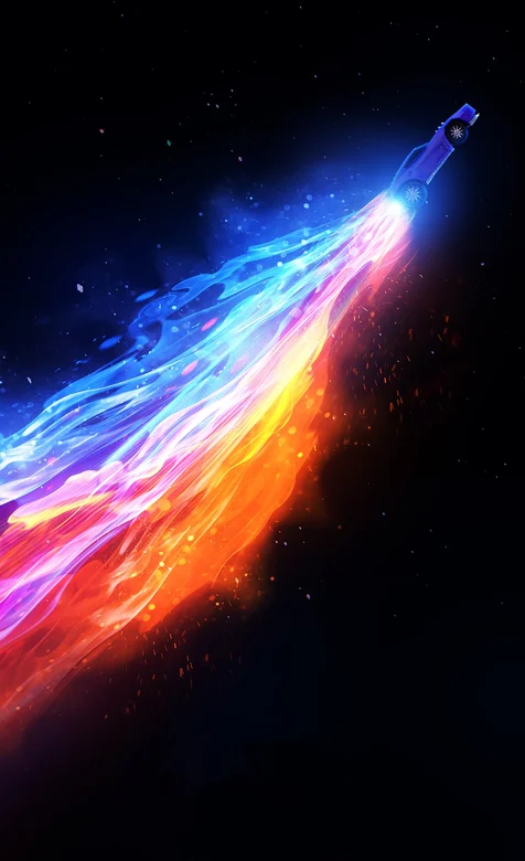 一飞冲天的汽车创意手机壁纸