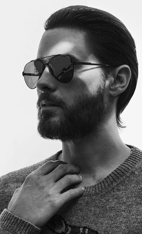 络腮胡，大背头，戴墨镜的欧美型男高清手机壁纸