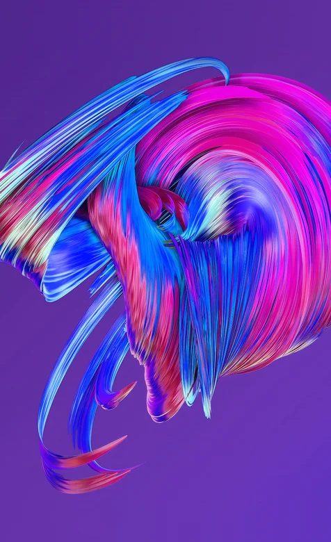 旋涡抽象创意油彩高清手机壁纸