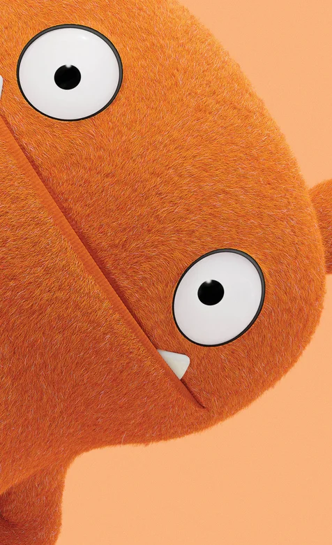 丑娃娃3D动画电影黄色毛绒娃娃角色手机壁纸