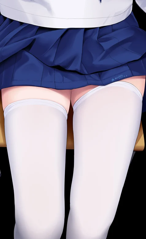 满足所有分辨率手机的白丝袜学生妹子美腿高清手机壁纸