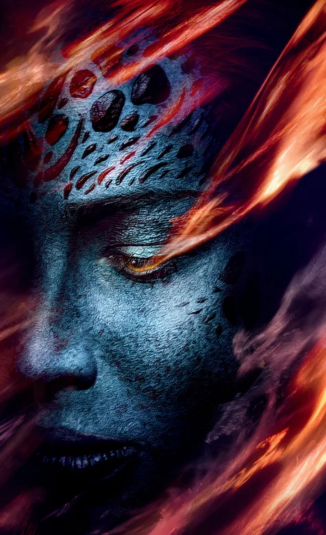 X战警黑凤凰火焰角色人物海报之魔形女