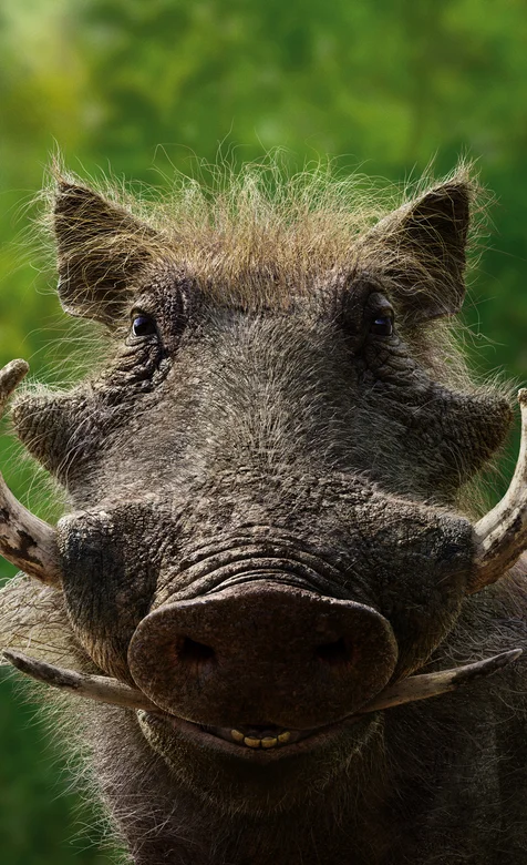 大獠牙野猪头像高清手机壁纸