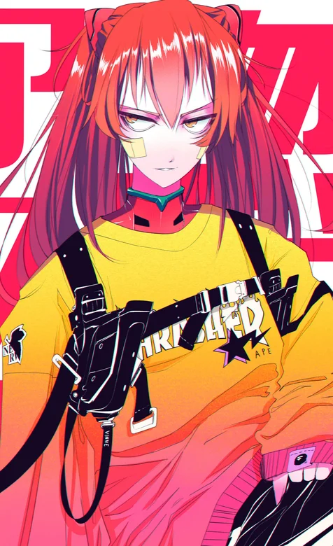 个性画风非主流时尚动漫女生手机壁纸