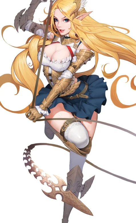 性感豪乳耍皮鞭的动漫美女插画手机壁纸