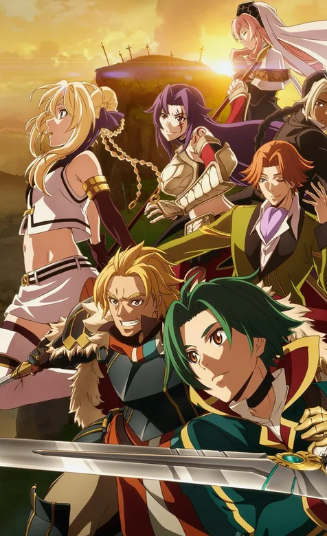 动漫角色聚合海报插画手机壁纸下载