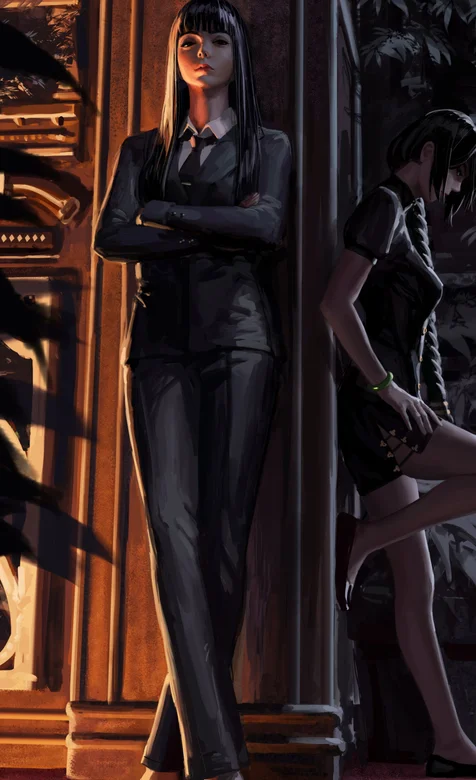 动漫“机械纪元”系列著名画师作品集之古壂里的女孩