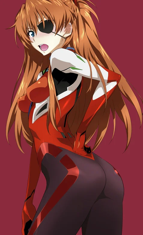 最美翘臀，个性独眼动漫美女秀翘臀的手机壁纸