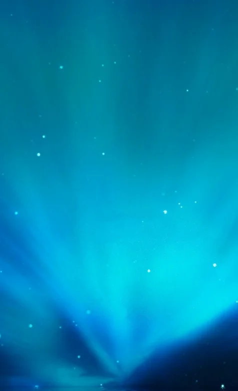 创意的海上极光风景手机壁纸