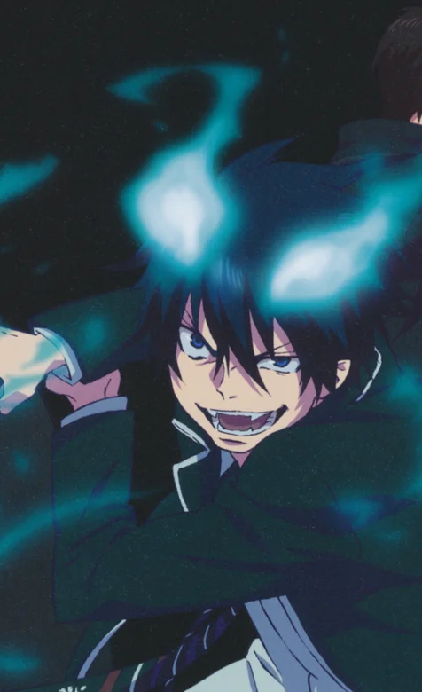 穿校服表情邪魅的动漫男孩