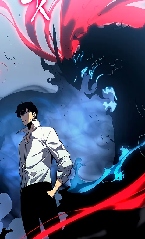 我独自升级男主个人超清插画手机壁纸