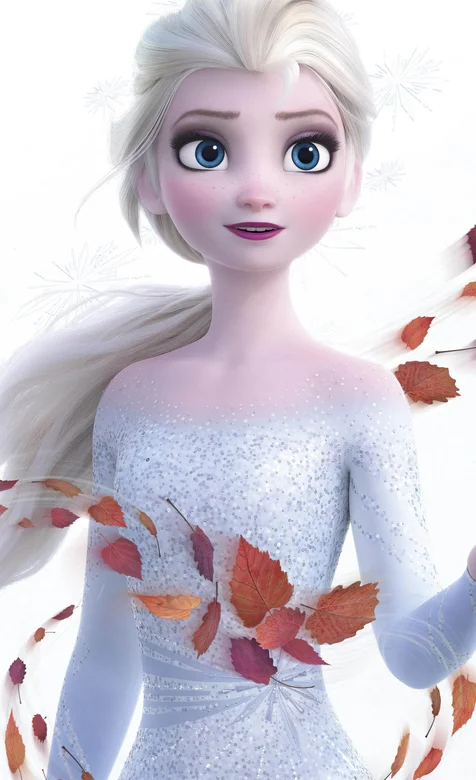 动漫电影人物冰雪奇缘女主角手机壁纸图片