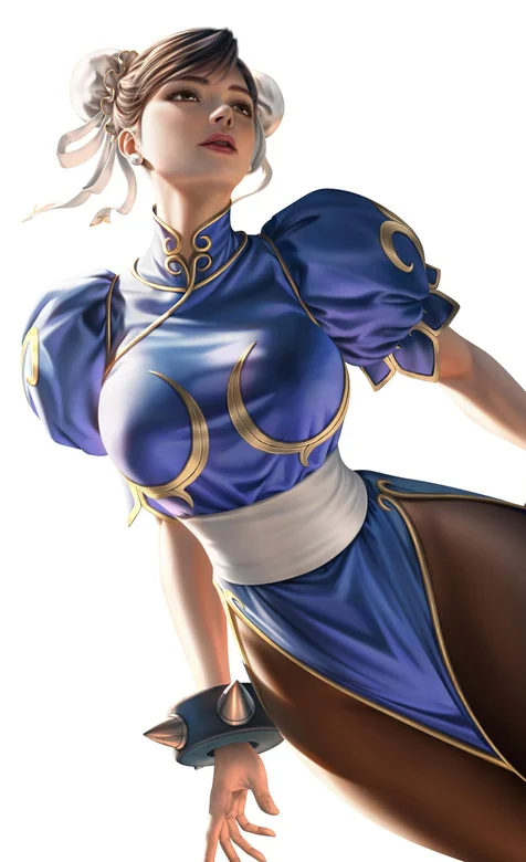 街霸人物春丽人物肖像手机壁纸