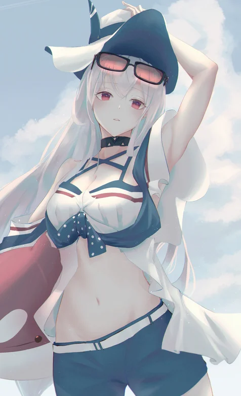 高清4K夏季比基尼动漫美少女腰线美丽