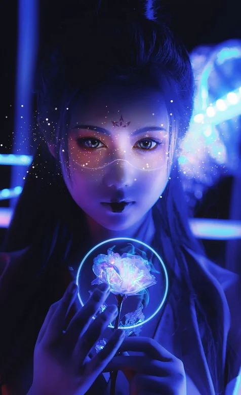 柳夜熙国风仿妆美女高清酷美手机壁纸图片