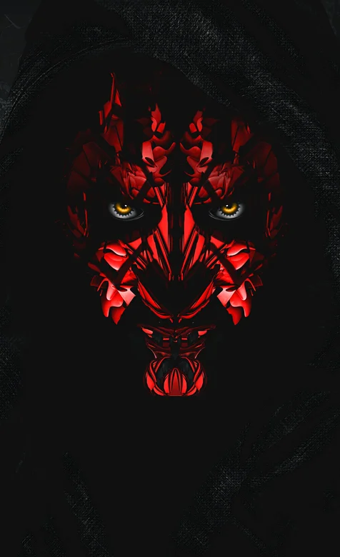 达斯·摩尔酷黑手机壁纸图片