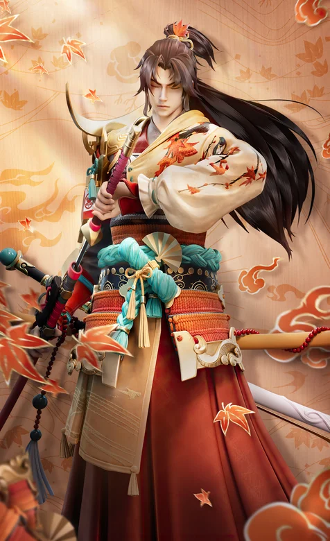 日系传统武士装动漫人物壁纸-真4K