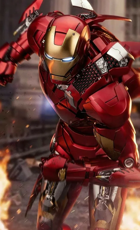 钢铁侠Mark6系列机甲飞行帅气手机壁纸