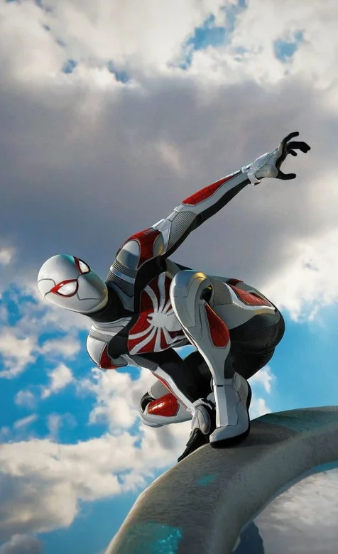 蜘蛛侠多元宇宙白色战服蜘蛛侠