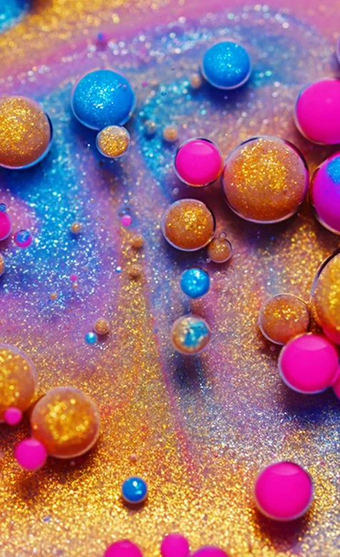 炫彩的水珠高清创意手机壁纸