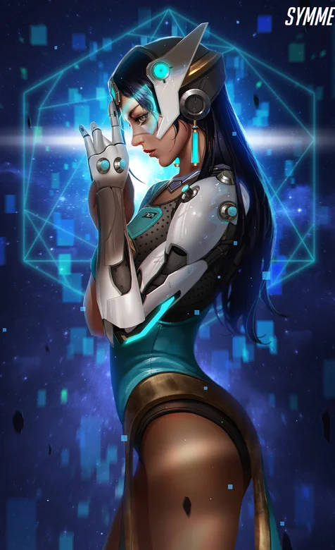 性感的未来女战士创意壁纸