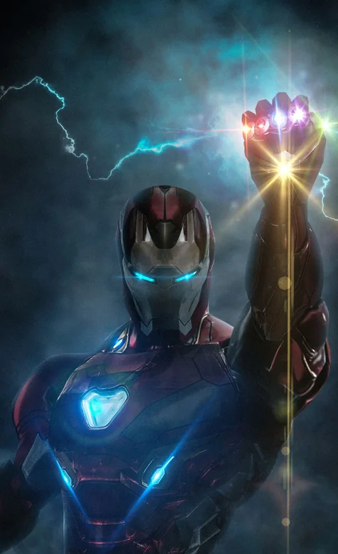 酷戴着无限手套的钢铁侠Mark50机甲