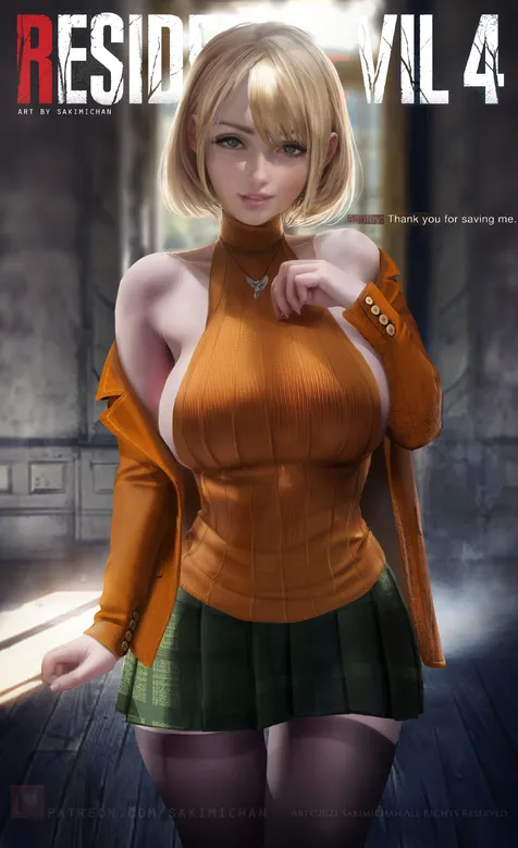 很性感的欧美短发美女杂志风插画