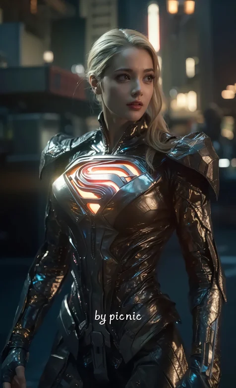 AI女超人系列超清壁纸、细腻质感非常赞