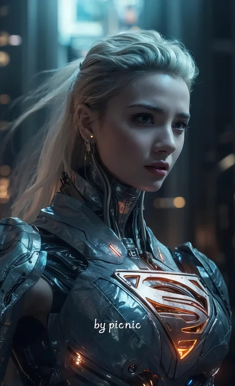 AI女超人超级英雄系列手机壁纸