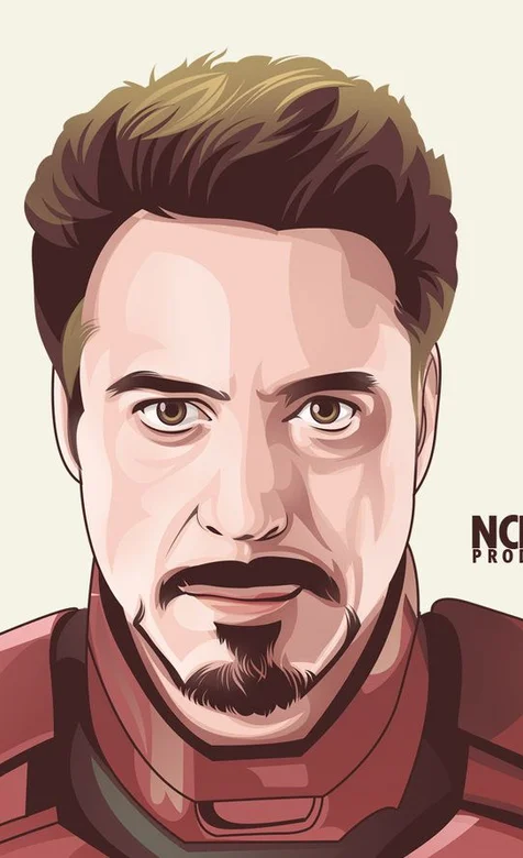 钢铁侠托尼头像手机壁纸