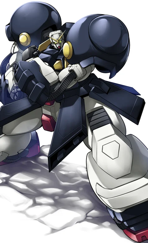 大胖子高达手绘稿插画手机壁纸