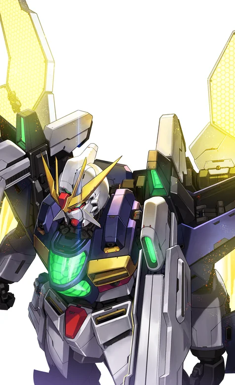 大翅膀帅气高达手机壁纸