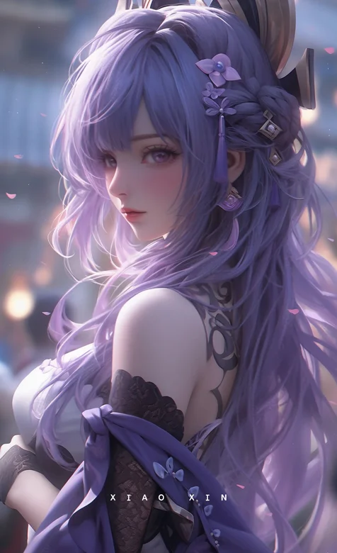 2023最新甘雨超美侧颜美肩手机壁纸免费下载