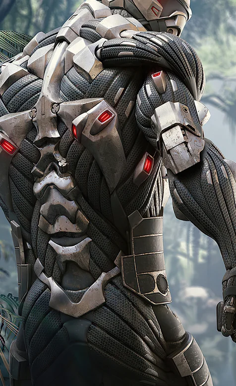 仿生纳米人物机器人背影手机壁纸图片