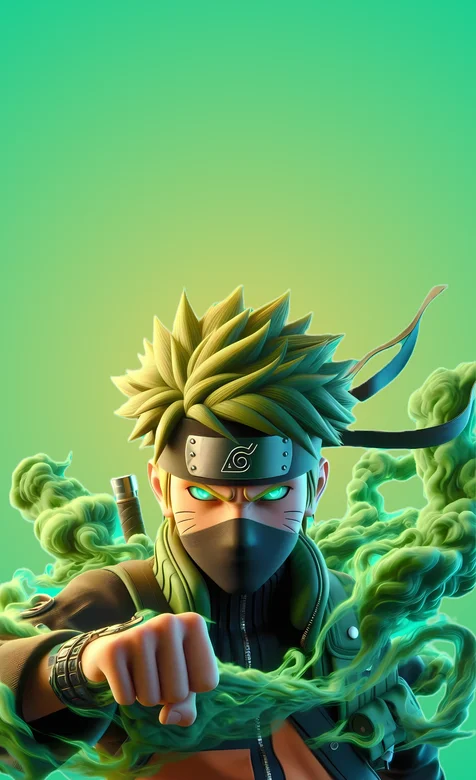 鸣人壁纸，火影忍者人物角色旋涡鸣人酷炫手机壁纸图片